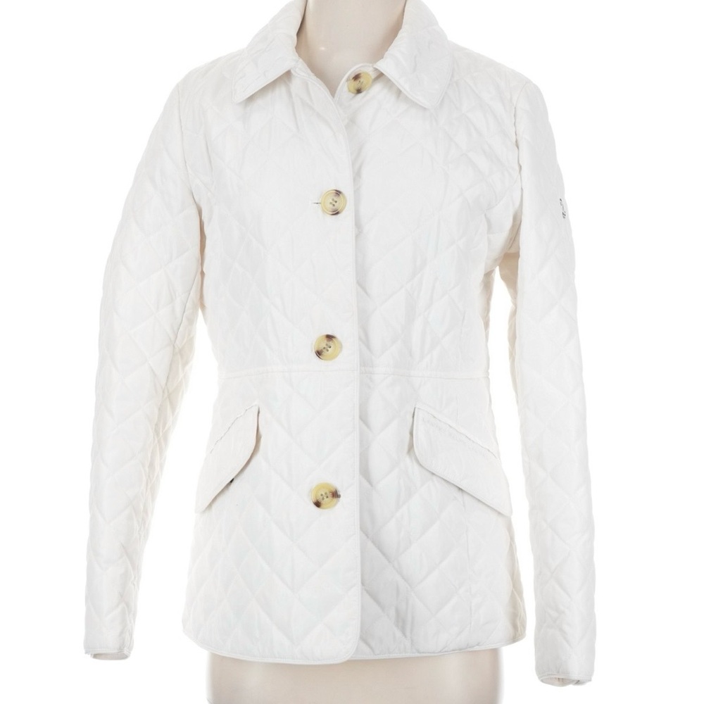 Ralph Lauren White Quilted Lightweight Puffer Jacket